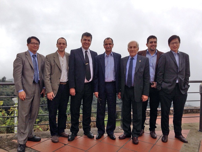 El Embajador de India, junto a los Directores Comerciales de Taiwan, integrantes de Federalismo y Libertad y Manuel Belgrano, descendiente de heroe de independencia