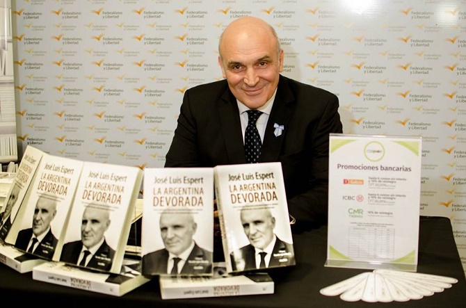 José Luis Espert presentó en Tucumán su libro La Argentina Devorada - Fundación Federalismo y Libertad