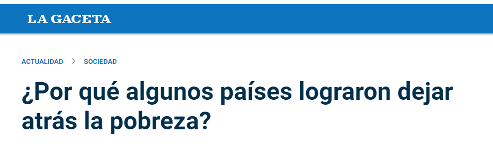 ¿Por qué algunos países lograron dejar atrás la pobreza?