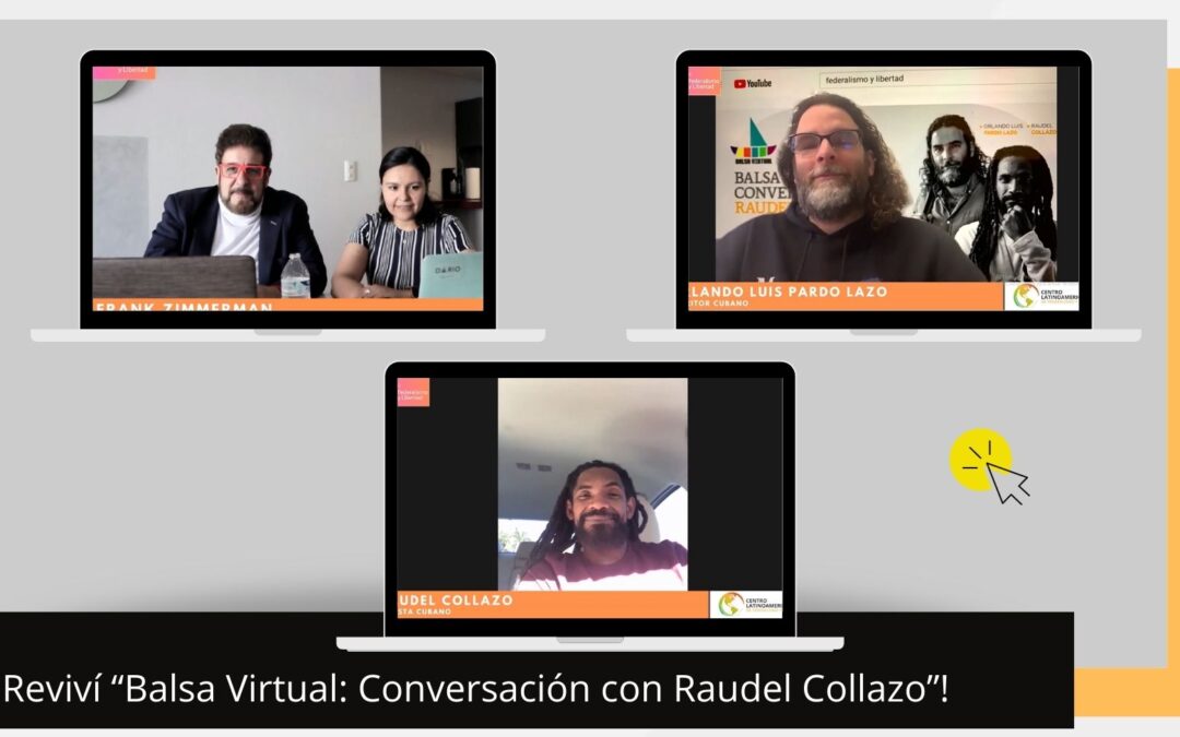 Revive “Balsa Virtual: Conversación con Raudel Collazo”