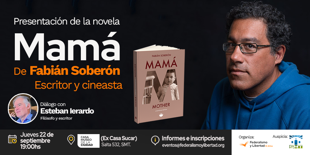 Presentan la edición bilingüe de Mamá, la novela de Fabián Soberón