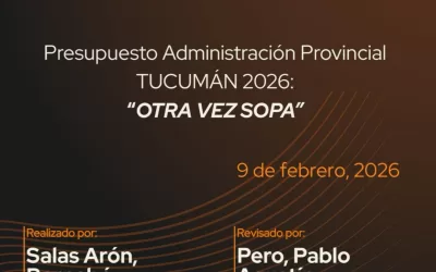 Bitácora del Aconquija N° 7: Análisis del Presupuesto 2026 de la Administración Pública Provincial de Tucumán.