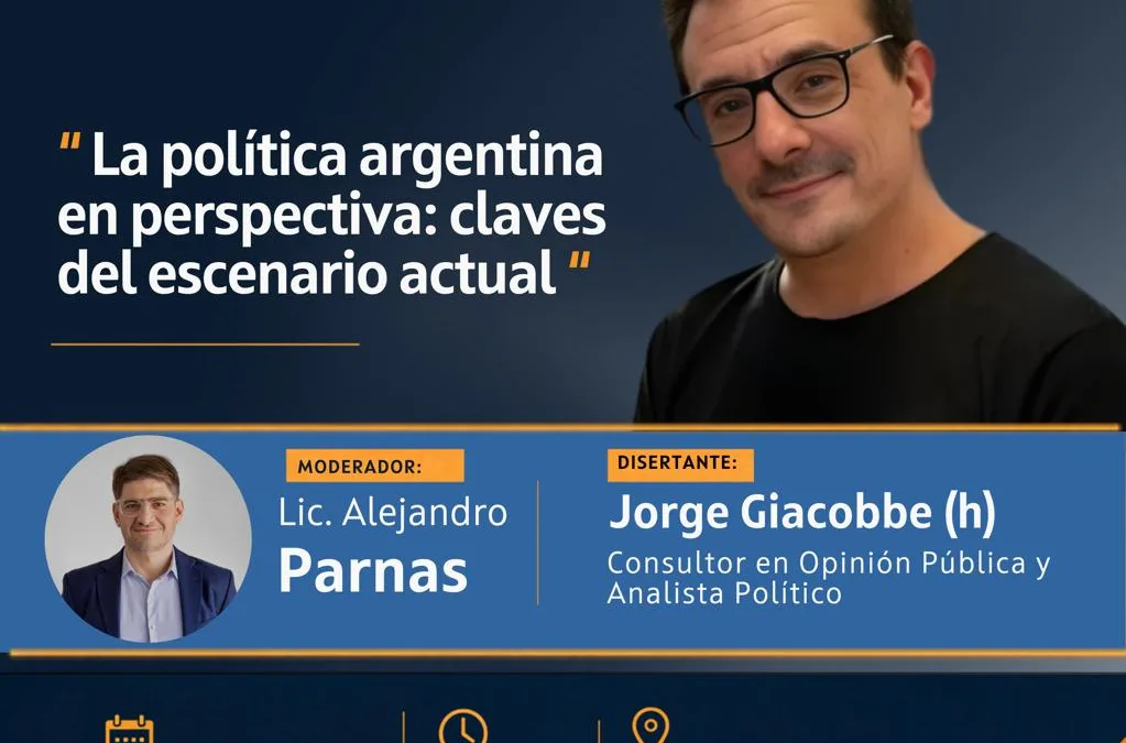 Jorge Giacobbe estará en Santiago del Estero para analizar la coyuntura política nacional e internacional