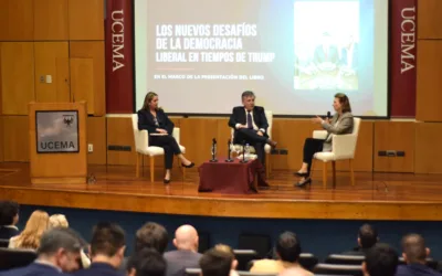 Diana Mondino y Omar Paganini dialogaron sobre los nuevos desafíos de la democracia liberal